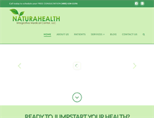 Tablet Screenshot of naturahealthimc.com